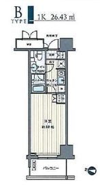 MFPRコート木場公園 610 間取り図