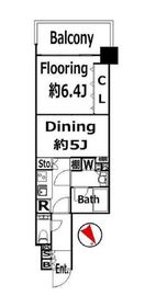 アイディーコート代々木神宮の杜 4階 間取り図