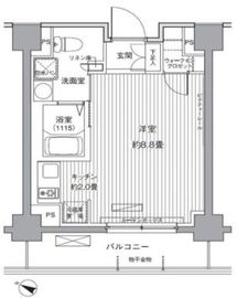 ヒューリックレジデンス茗荷谷 404 間取り図