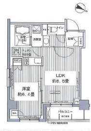 ヒューリックレジデンス茗荷谷 307 間取り図