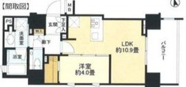 ルジェンテ本郷三丁目 4階 間取り図