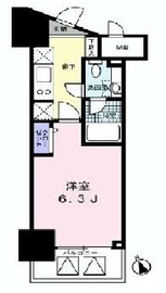 レジディア高輪桂坂 202 間取り図