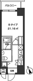 レジディア虎ノ門 604 間取り図