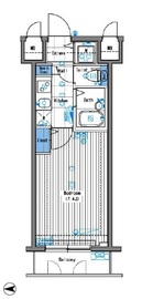 グランド・ガーラ三田 5階 間取り図