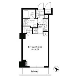 パークルージュ赤坂檜町 312 間取り図