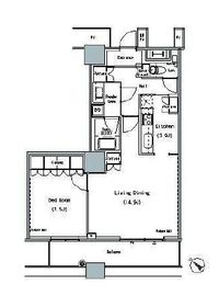 ザ・東京タワーズ ミッドタワー 11階 間取り図