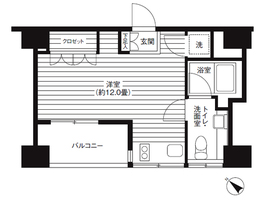 Ti-HIGASHIAZABU 402 間取り図