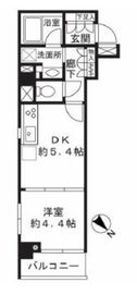 銀座二丁目レジデンス 5階 間取り図