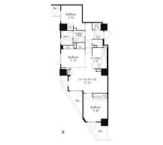 プライムアーバン新宿夏目坂タワーレジデンス 1002 間取り図