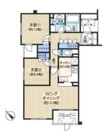 エルミタージュ参宮橋 408 間取り図