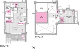 プライムアーバン新宿夏目坂タワーレジデンス 107 間取り図