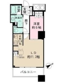 ザ・パークハウス西新宿タワー60 37階 間取り図