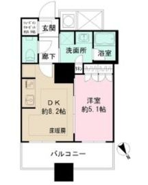 ザ・パークハウス西新宿タワー60 26階 間取り図