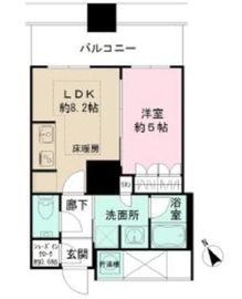ザ・パークハウス西新宿タワー60 12階 間取り図