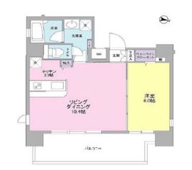 アイルズ東中野 1103 間取り図