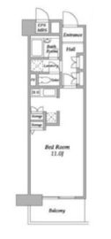 プラザ勝どき 314 間取り図