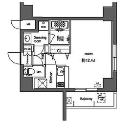 ブリーズヴェール東山 605 間取り図