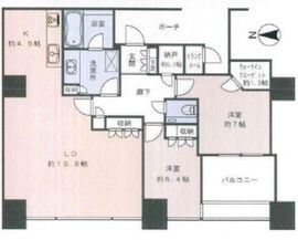 ワールドシティタワーズ アクアタワー 28階 間取り図