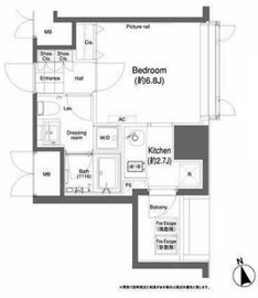 アーバネックス市谷柳町 1005 間取り図