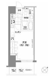 パークハビオ渋谷 1110 間取り図