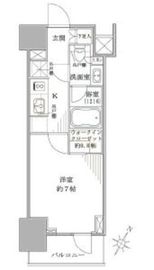 ザ・パークワンズ品川戸越 9階 間取り図