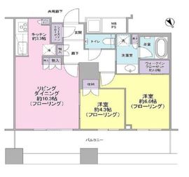 ザ・パークハウス西新宿タワー60 14階 間取り図