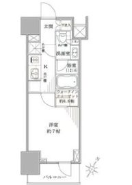 ザ・パークワンズ品川戸越 4階 間取り図