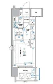 シーフォレシティ芝浦 8階 間取り図