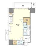 HF上野レジデンスEAST 404 間取り図