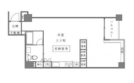 朝日サテライト六本木 2階 間取り図