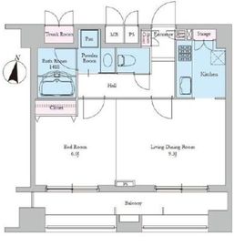 レジディア文京音羽2 707 間取り図