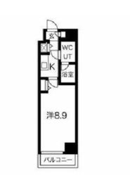 スパシエ日本橋エセンザ 8階 間取り図