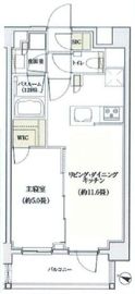サンウッド代々木西参道 3階 間取り図