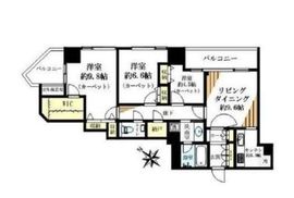 元麻布ヒルズ フォレストタワー 4階 間取り図