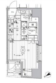 プロスタイルウェルス西早稲田 402 間取り図