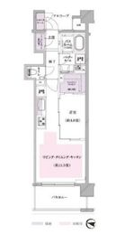 ル・サンク東京森下 1階 間取り図