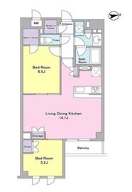 シティカレント代官山 305 間取り図