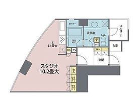 マジェスタワー六本木 16階 間取り図