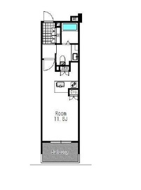 ニューシティアパートメンツ戸越 302 間取り図