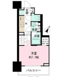 ザ・パークワンズ品川戸越 3階 間取り図