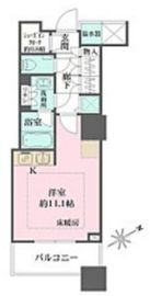 ザ・パークハウス西新宿タワー60 5階 間取り図