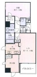 ランドコム恵比寿代官山 6階 間取り図