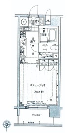 エクセレント麻布十番 11階 間取り図