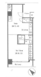 ロジェ二番町 607 間取り図