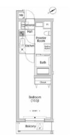 カーサスプレンディッド新中野 101 間取り図