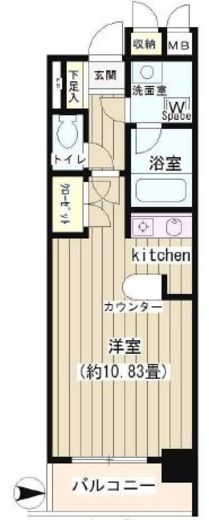 ノナプレイス渋谷神山町 303 間取り図