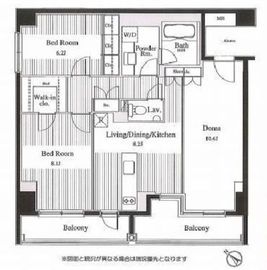 ロジェ二番町 805 間取り図