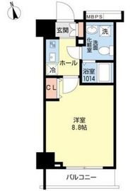 グランヴァン浅草橋駅前 302 間取り図