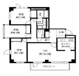 ブルグ池田山 104 間取り図