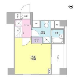 フィオリトゥーラ三軒茶屋ステーションフロント 201 間取り図